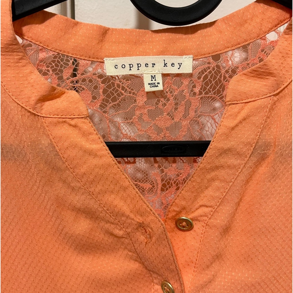 Women’s Copper Key Lace Blouse